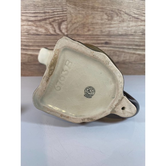 Vintage Erphila Majolica Dachshund Weiner Dog Teapot Germany 6703 B Full Mark - Picture 13 of 16